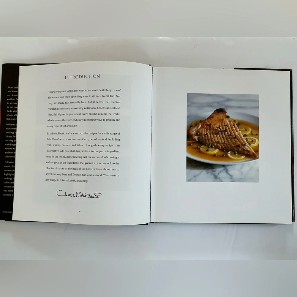Williams-Sonoma Collection: Fish Cookbook HardCover Recipe Book